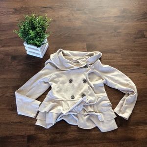 Mystree peplum jersey jacket